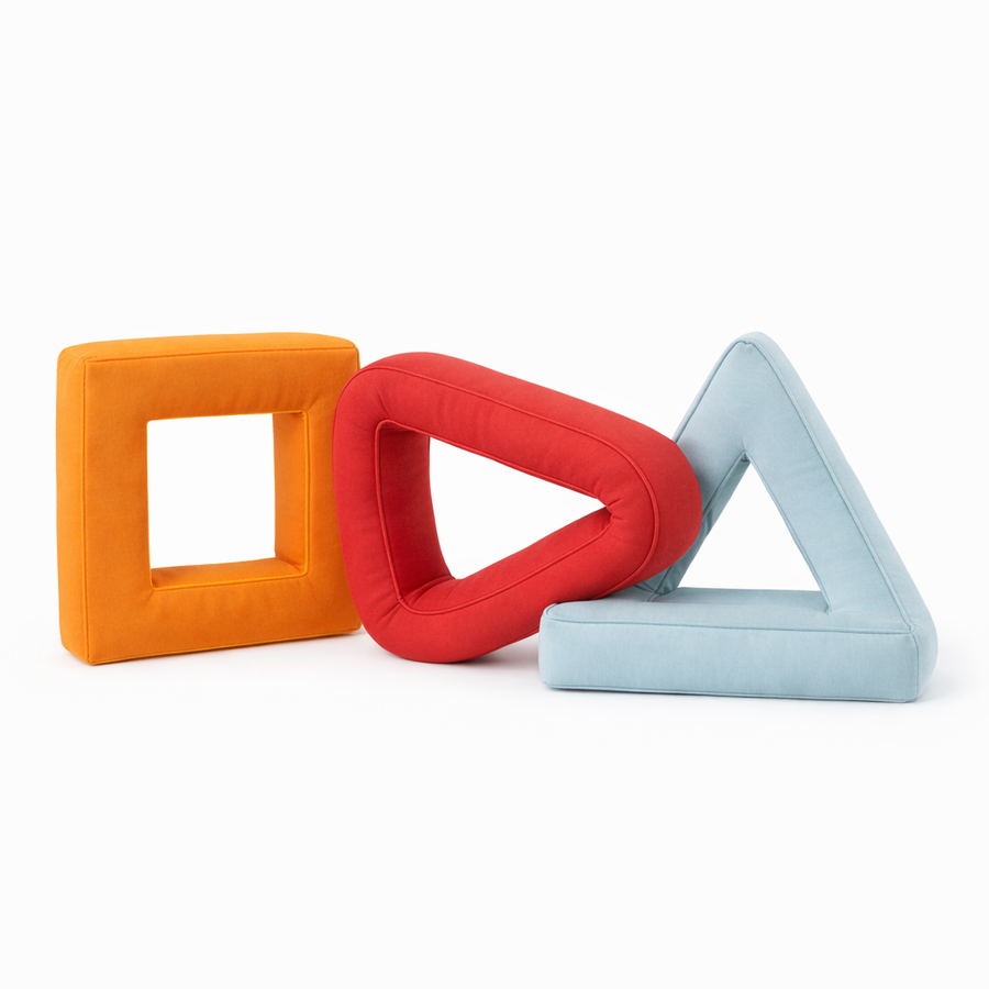 Геометрические фигуры из текстиля *пошив на заказ* - Фото миниатюра 1