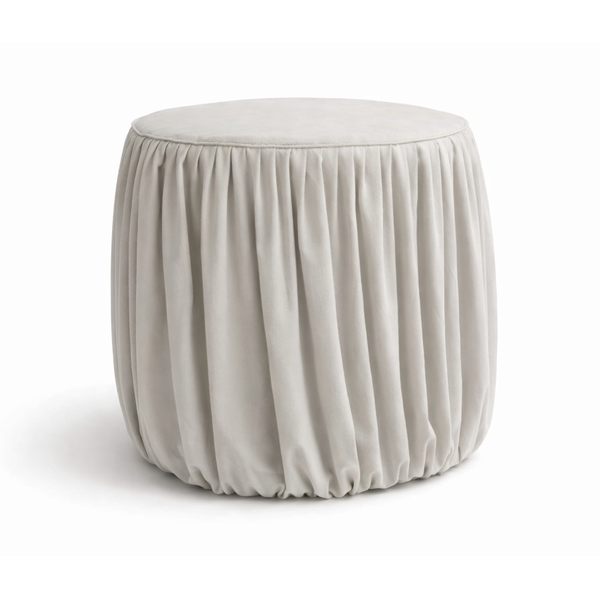 Чехол на пуф с драпировкой *пошив на заказ* 