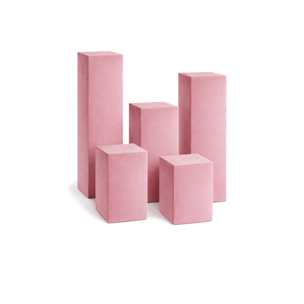 Колонны "Кастор" сет розовая сакура бархат