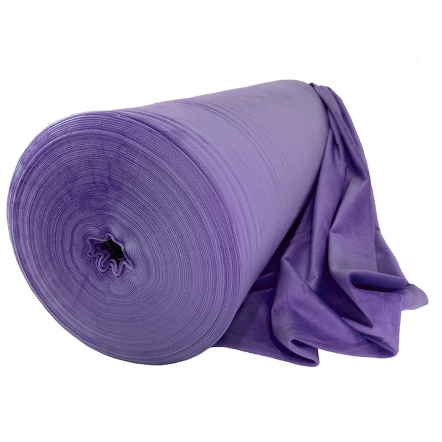 Рулон бархата фиолетовый люпин - Фото миниатюра 1