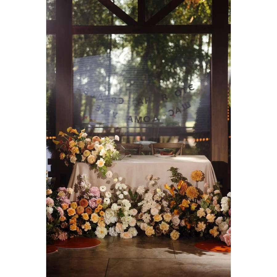 Скатерть бархатная "Бета" миндальный латте прямоугольная - Фото миниатюра 3