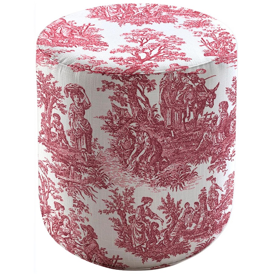 Пуфик "Фуфик" мини Диор красный - Фото миниатюра 1