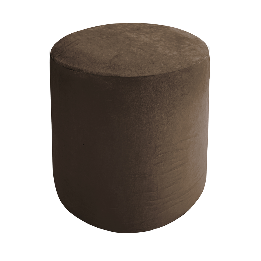 Пуфик "Фуфик" мини шоколадный бархат - Фото миниатюра 1