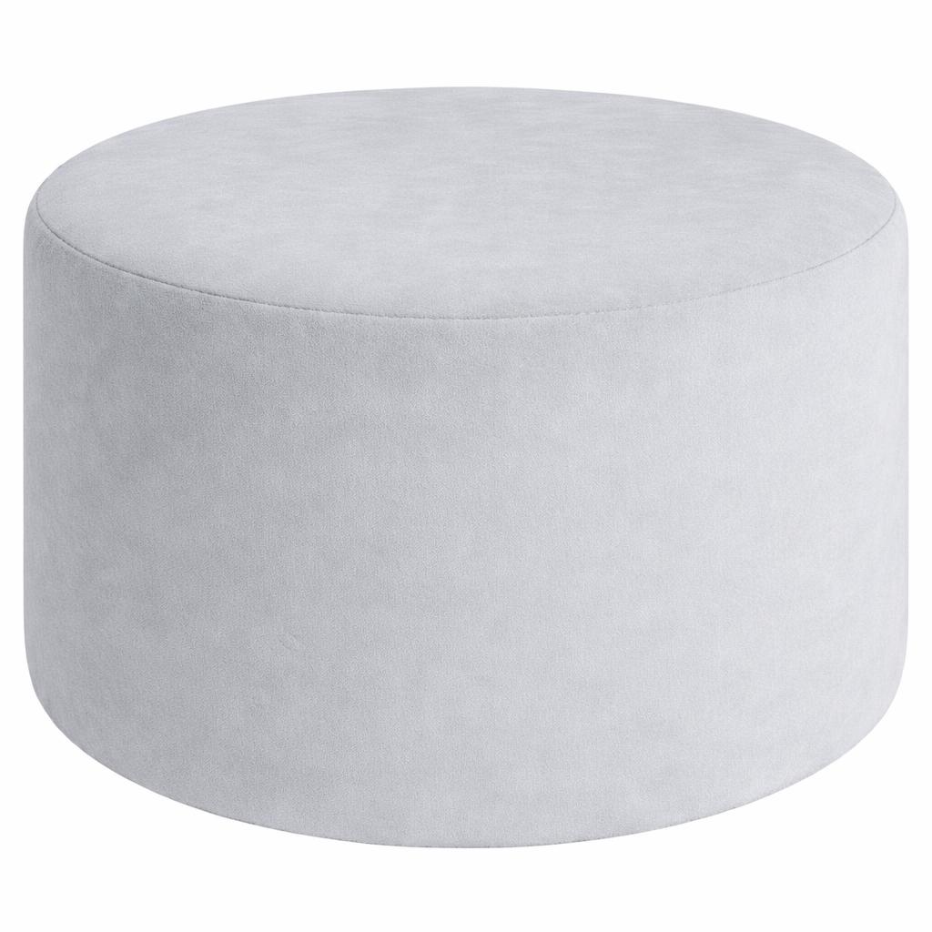 Пуфик "Фуфик" миди серый бархат