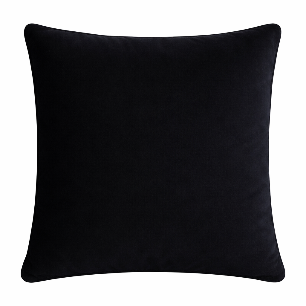 Чехол на подушку "Флафи" черный бархат