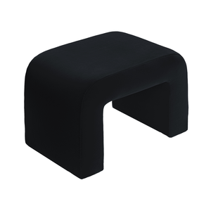 Пуфик "Боу" мини | черный бархат - Фото 2