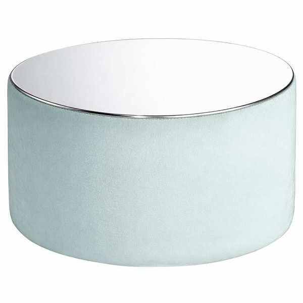 Столик пуфик "Фуфик" миди морозная мята бархат