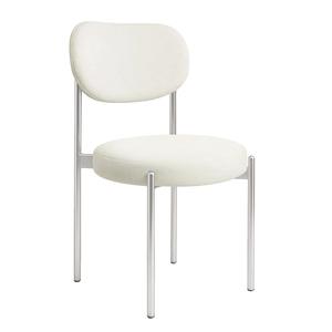 Стул "Марсель" серебряный, жемчужный бархат