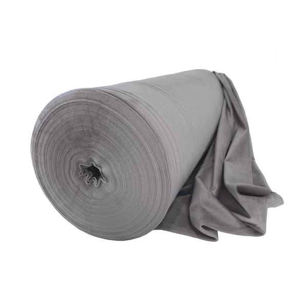 Рулон бархата серый