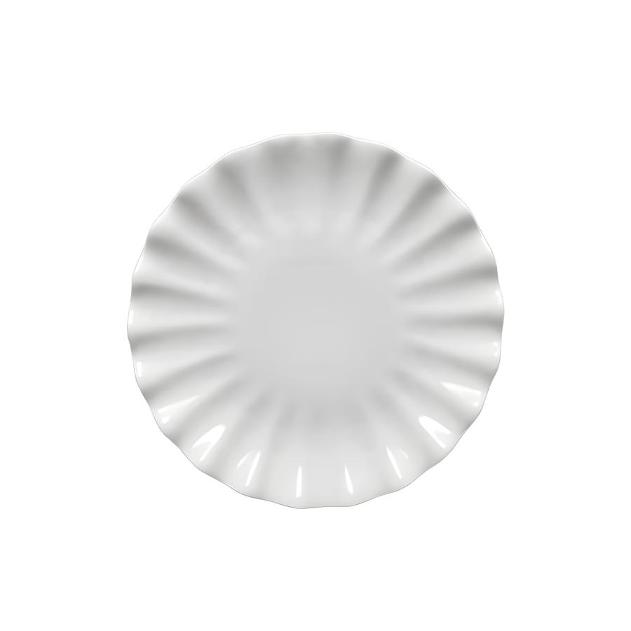 Тарелка "Кюри" белая малая  - Фото миниатюра 1