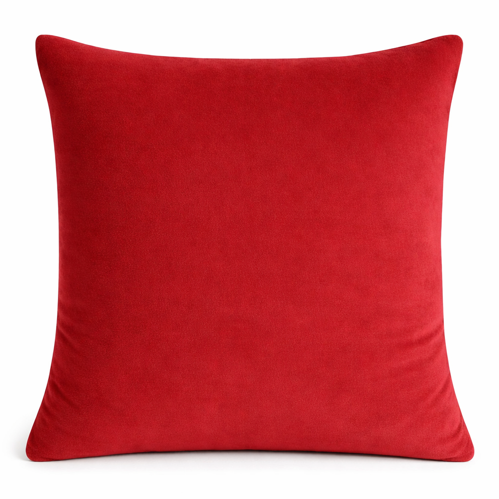 Чехол на подушку "Флафи" красный дракон бархат