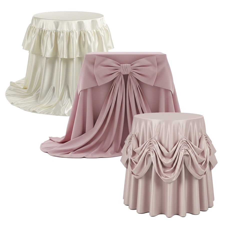 Скатерти с драпировками *пошив на заказ* - Фото миниатюра 1