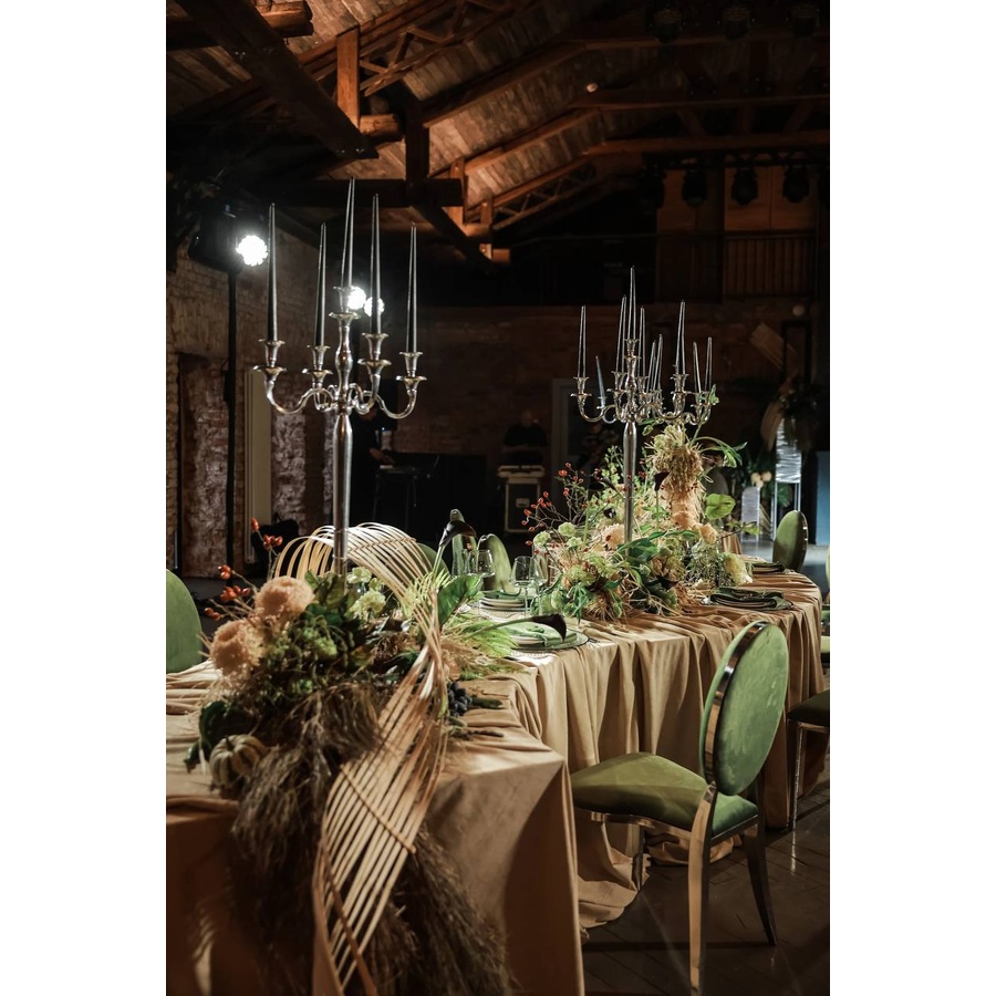 Стул "Вашингтон" золотой, зеленый чай бархат - Фото миниатюра 2