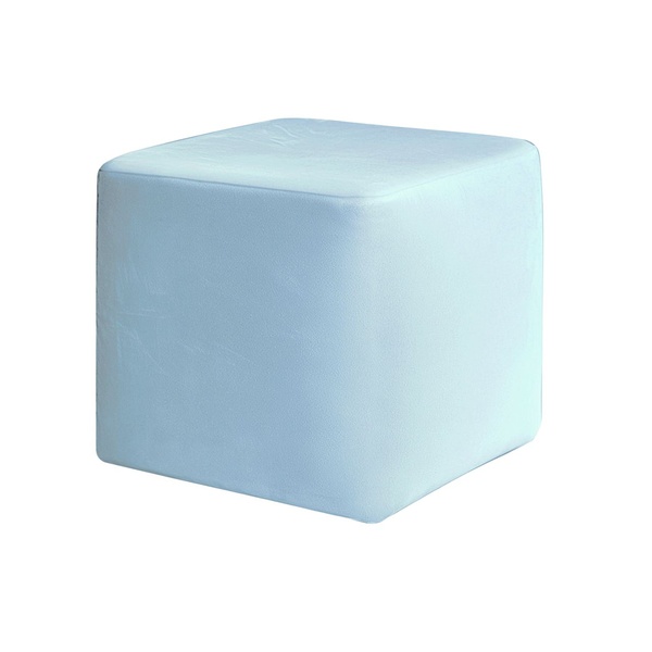 Пуфик "Квадро" аквамарин бархат - Фото 2