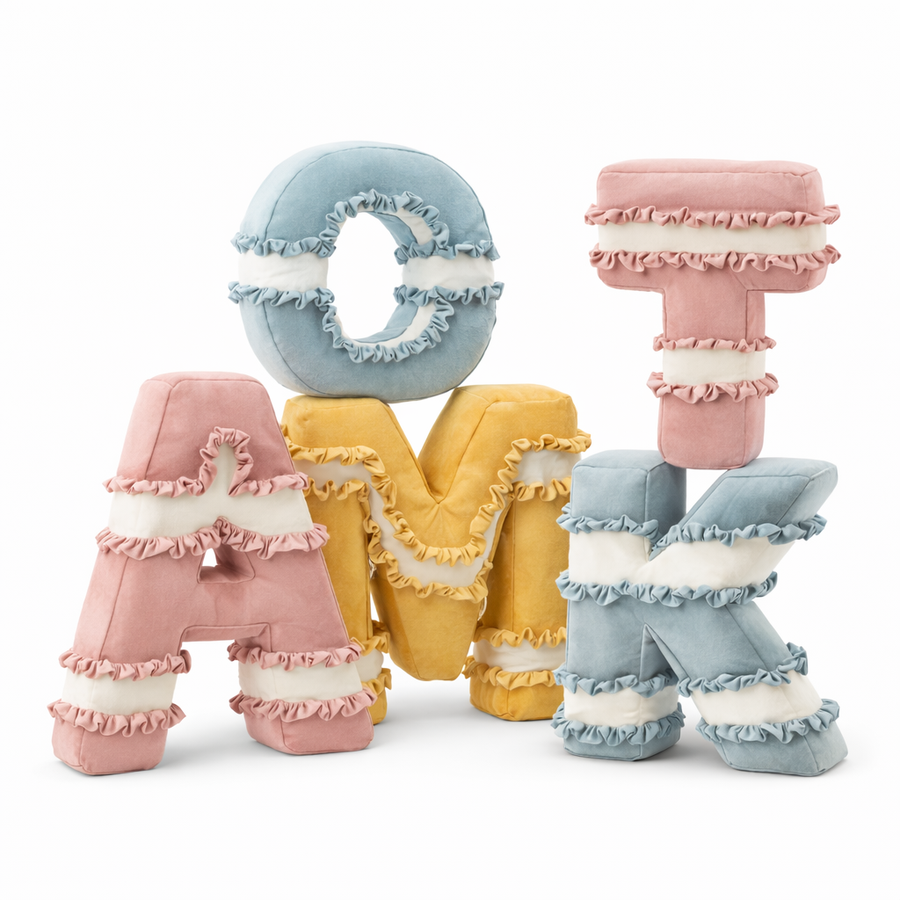 Буквы из текстиля *пошив на заказ* - Фото миниатюра 2