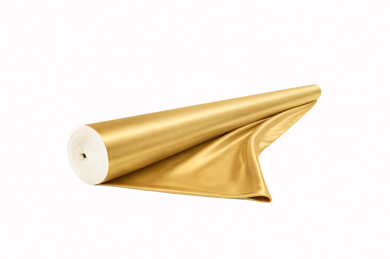 Рулон парчи золотой - Фото миниатюра 1
