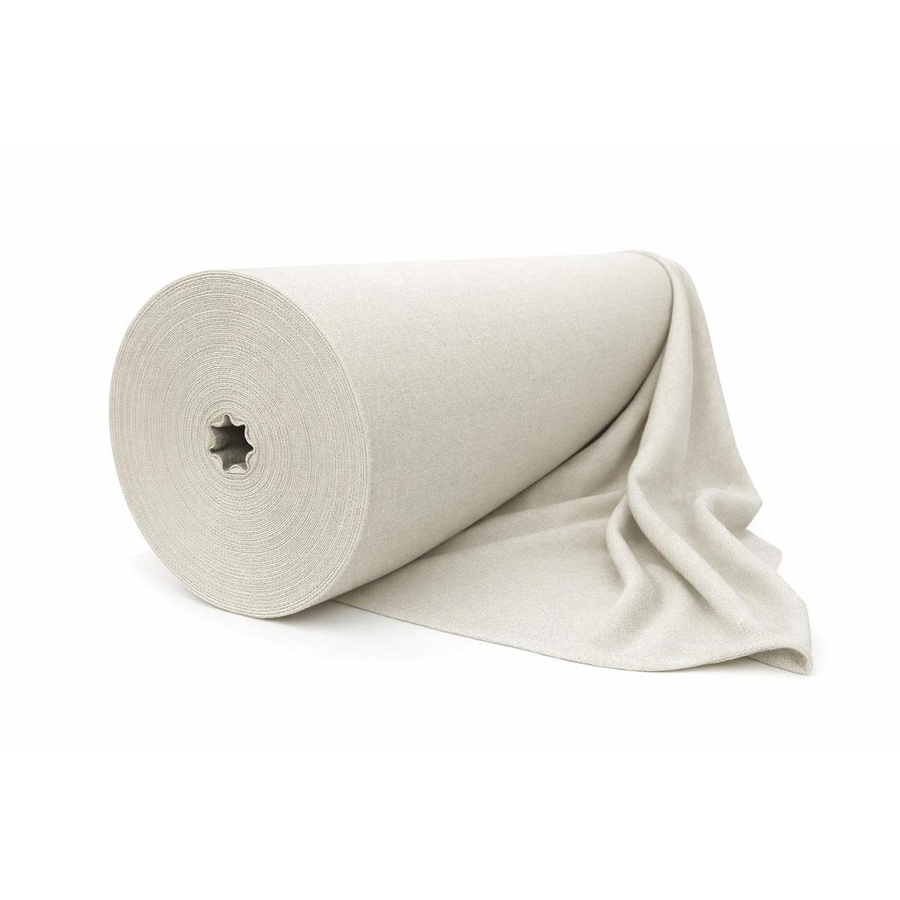 Рулон имитация льна овсяное молоко - Фото миниатюра 1