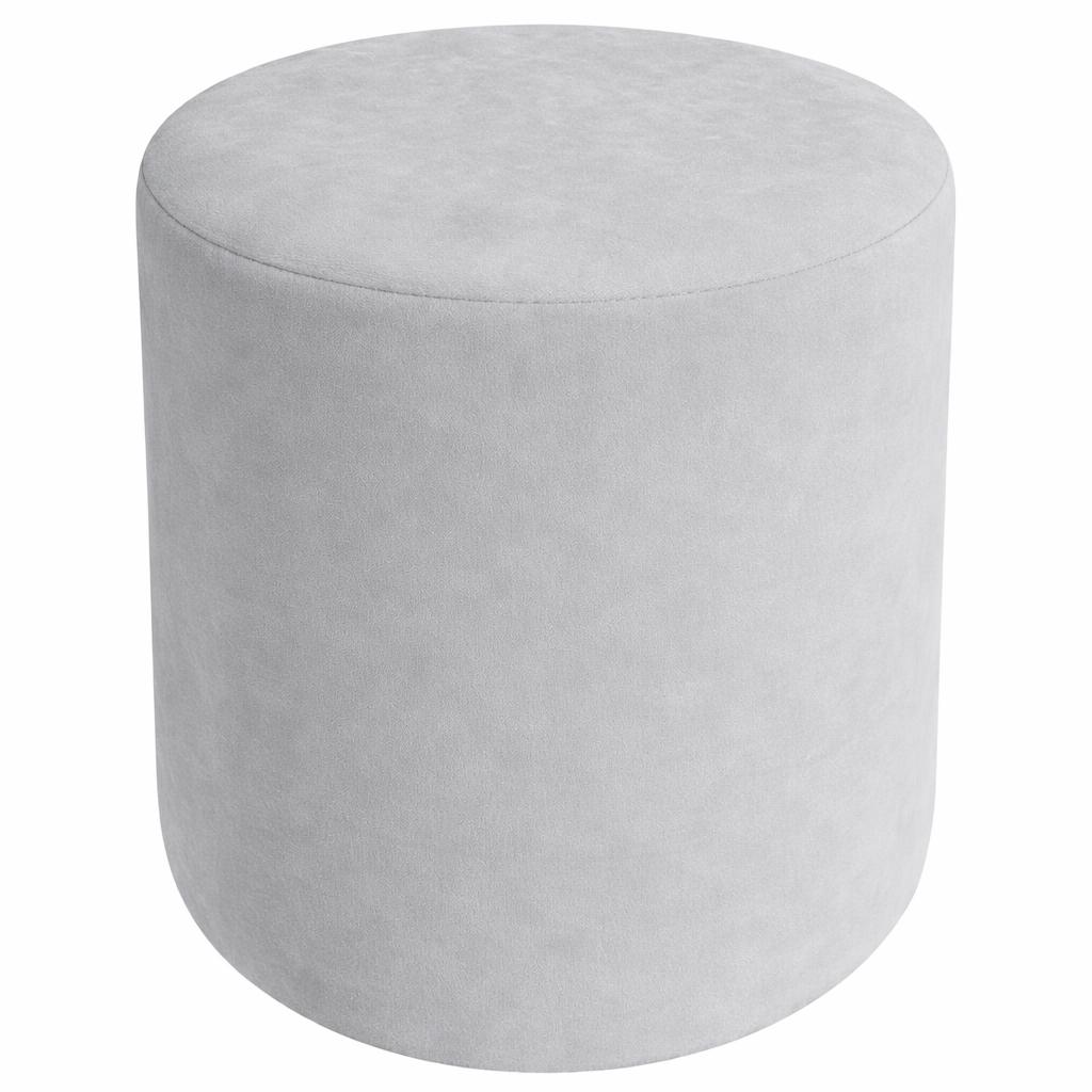 Чехол пуфик "Фуфик" мини серый бархат