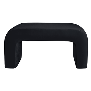 Пуфик "Боу" макс | черный бархат - Фото 1