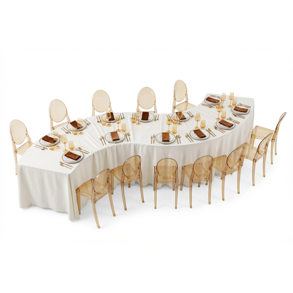 Гостевые столы змейки