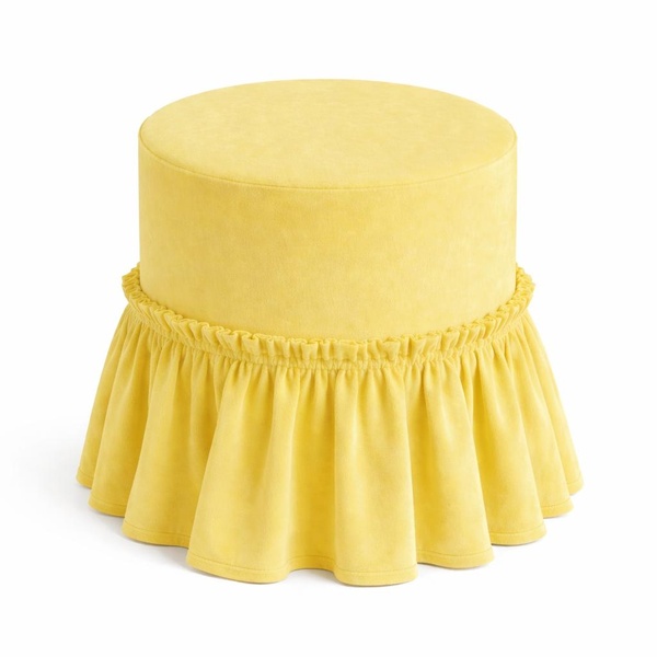 Пуфик "Рюфик" спелая дыня бархат