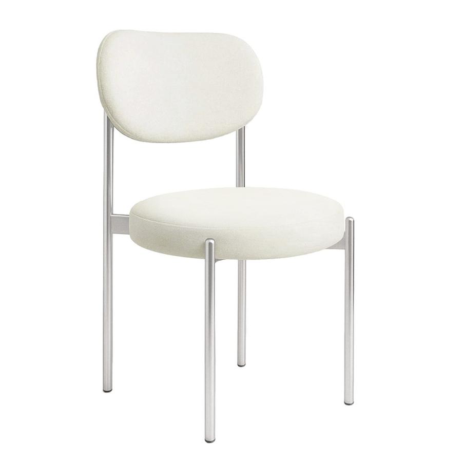 Стул "Марсель" серебряный, жемчужный бархат - Фото миниатюра 1