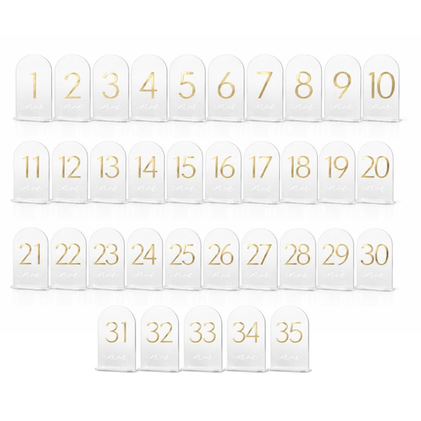 Набор номерков "Мишель", 1-35