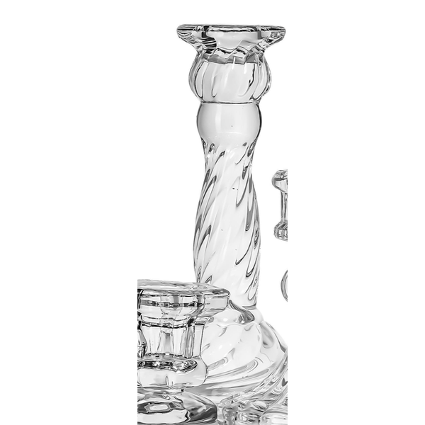 Подсвечник "Фортуна" прозрачный большой