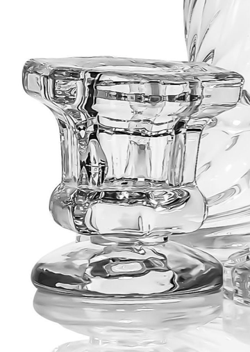 Подсвечник "Фортуна" прозрачный малый