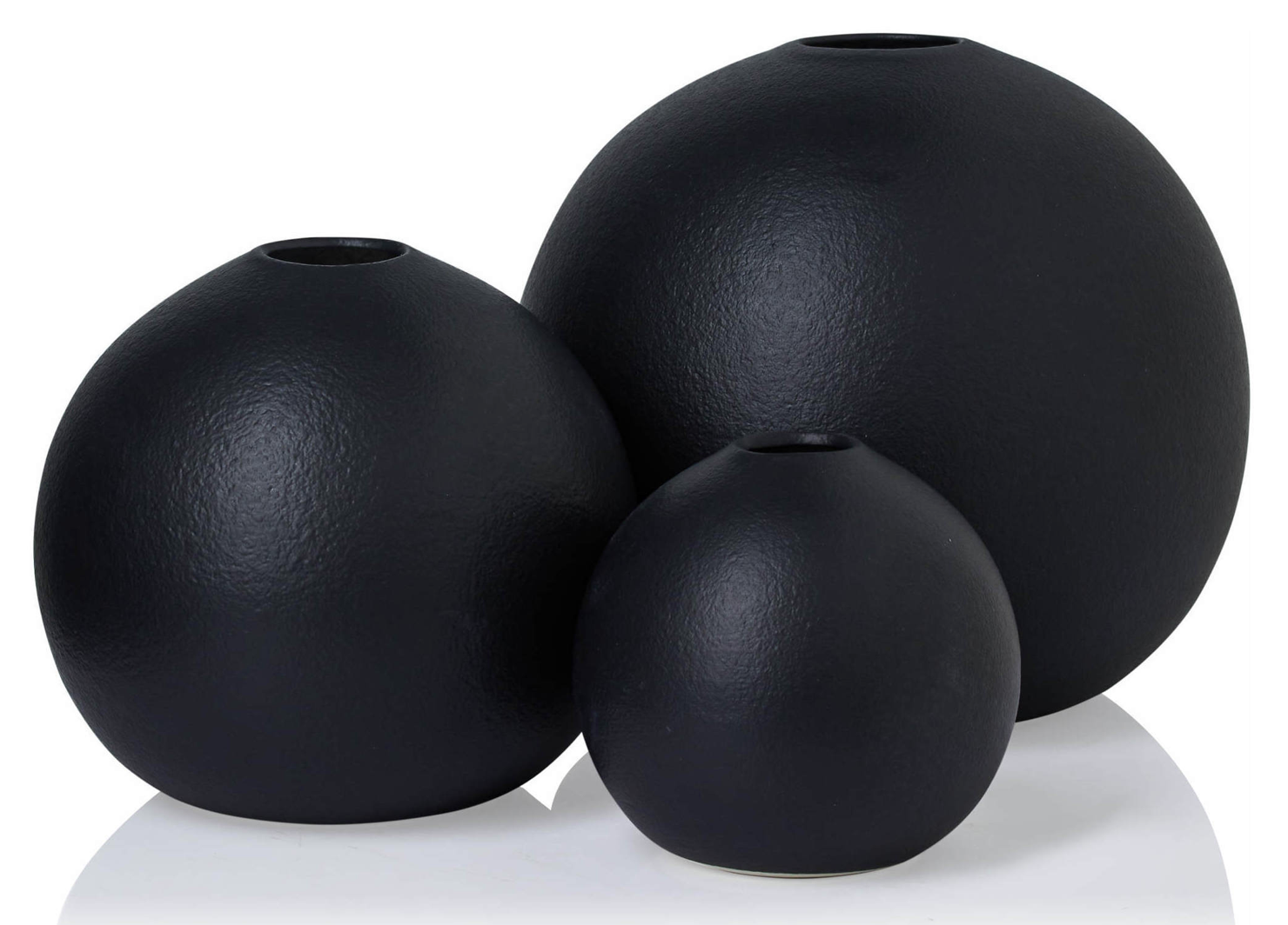 Ваза "Рондо" черная малая