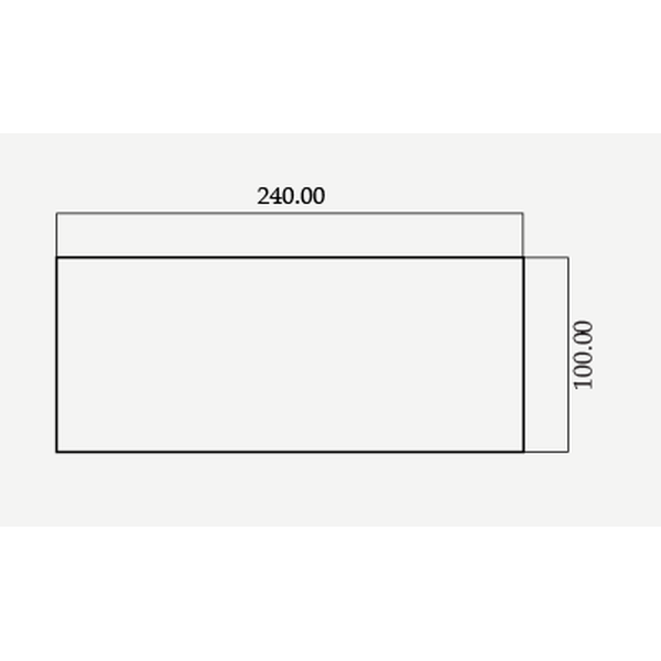 Стол широкий прямоугольный 240х100 см  - Фото 3