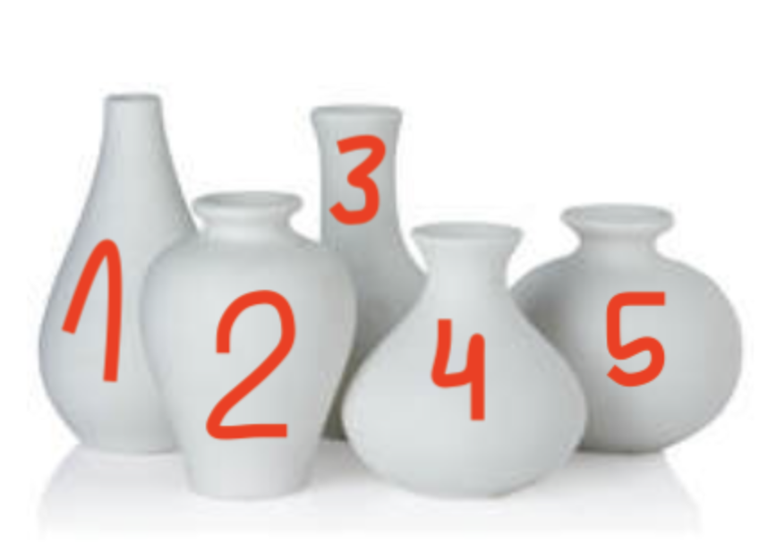 Ваза "Хомфарита" белая - 5