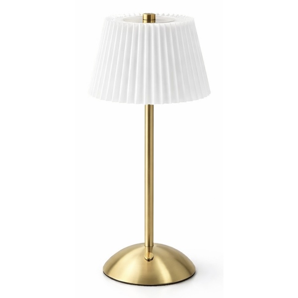 Светильник «Альба» с коротким белым абажуром 