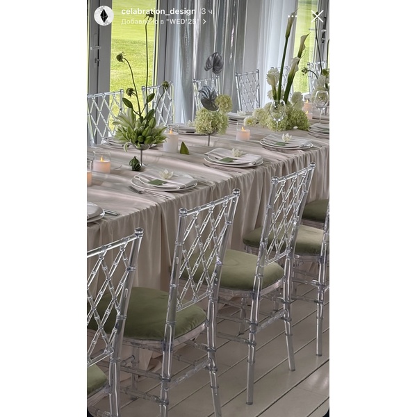 Подушка Кьявари пыльно-зеленый бархат. Сдается со стулом - Фото 2