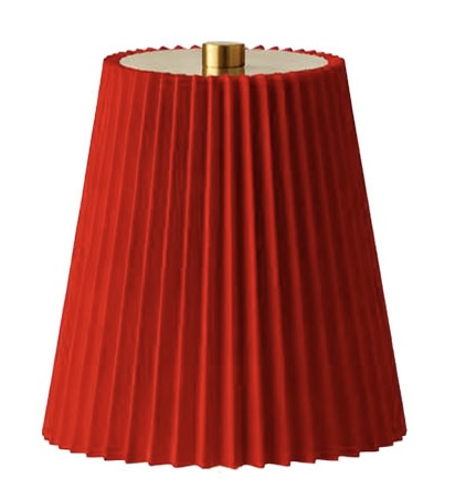 Абажур «Альба» красный