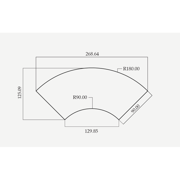 Стол «Змейка» 3 части коричневый - Фото 2