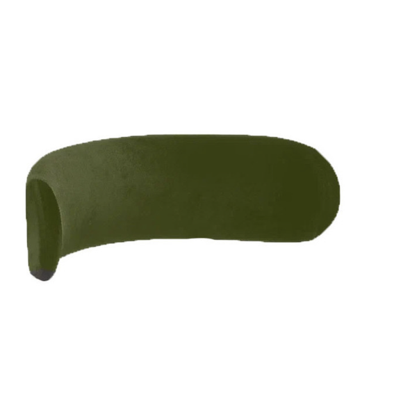 Бархатный чехол Лира мшистый спинка