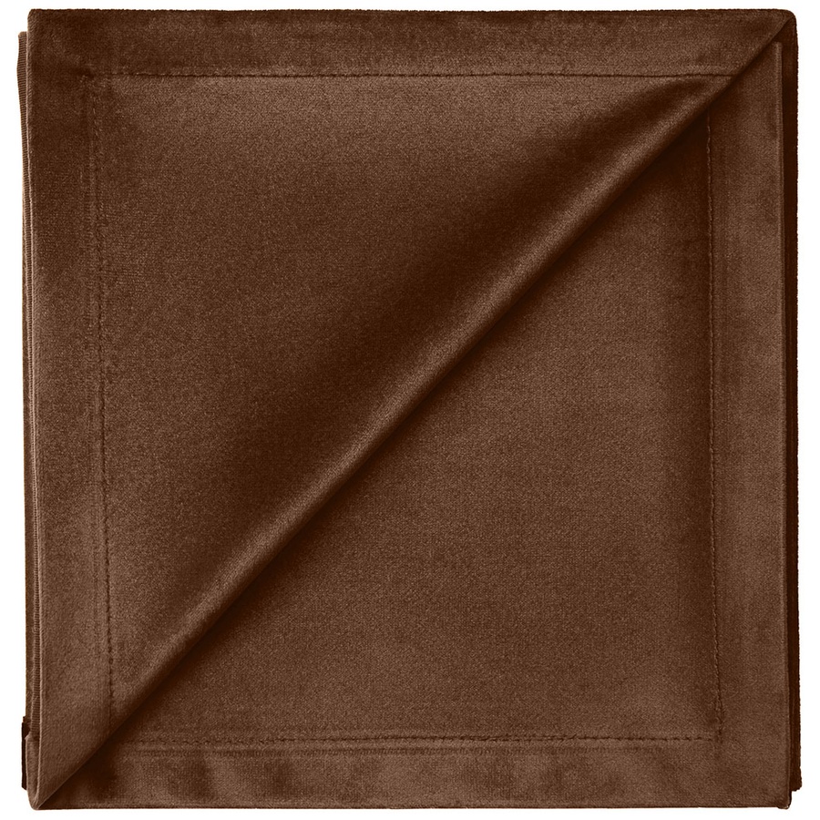 Салфетка бархатная горький шоколад - Фото миниатюра 1