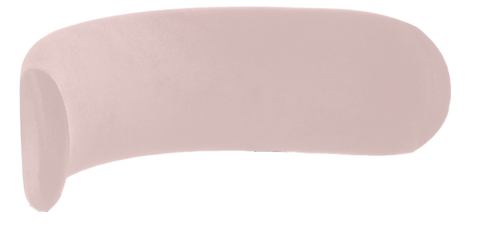 Бархатный чехол Лира пыльно-розовый спинка