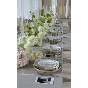 Подстановочная тарелка «Моно» бежевая - Фото 3