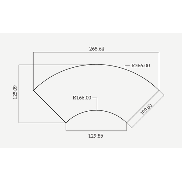 Стол «Змейка» широкий 4 части коричневый - Фото 2