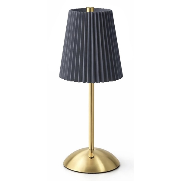 Светильник «Альба» с серым  абажуром 