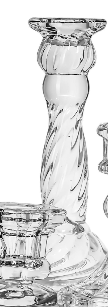 Подсвечник "Фортуна" прозрачный большой