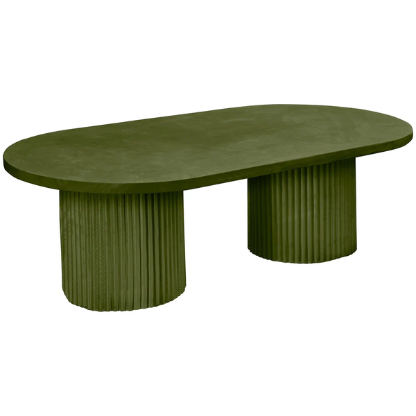Стол «Арис» овальный, бархат мшистый