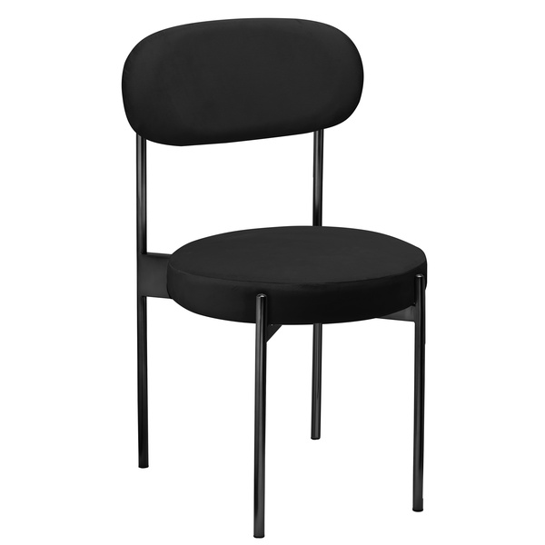 Стул «Тотем» черный, черный бархат