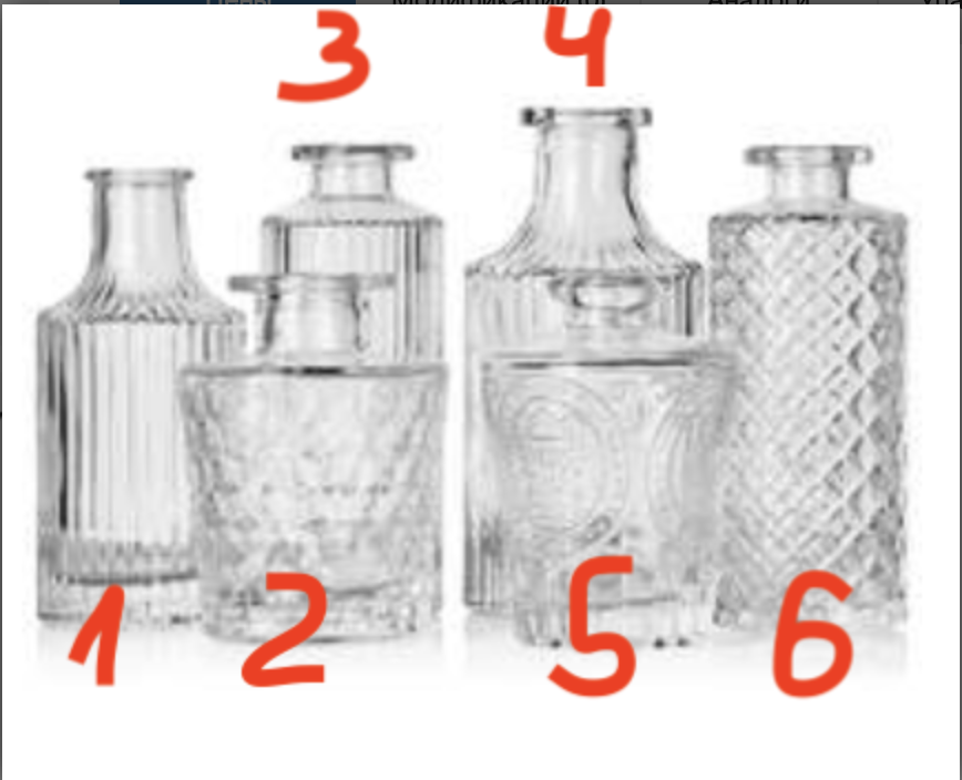 Ваза "Графико" прозрачная - 1