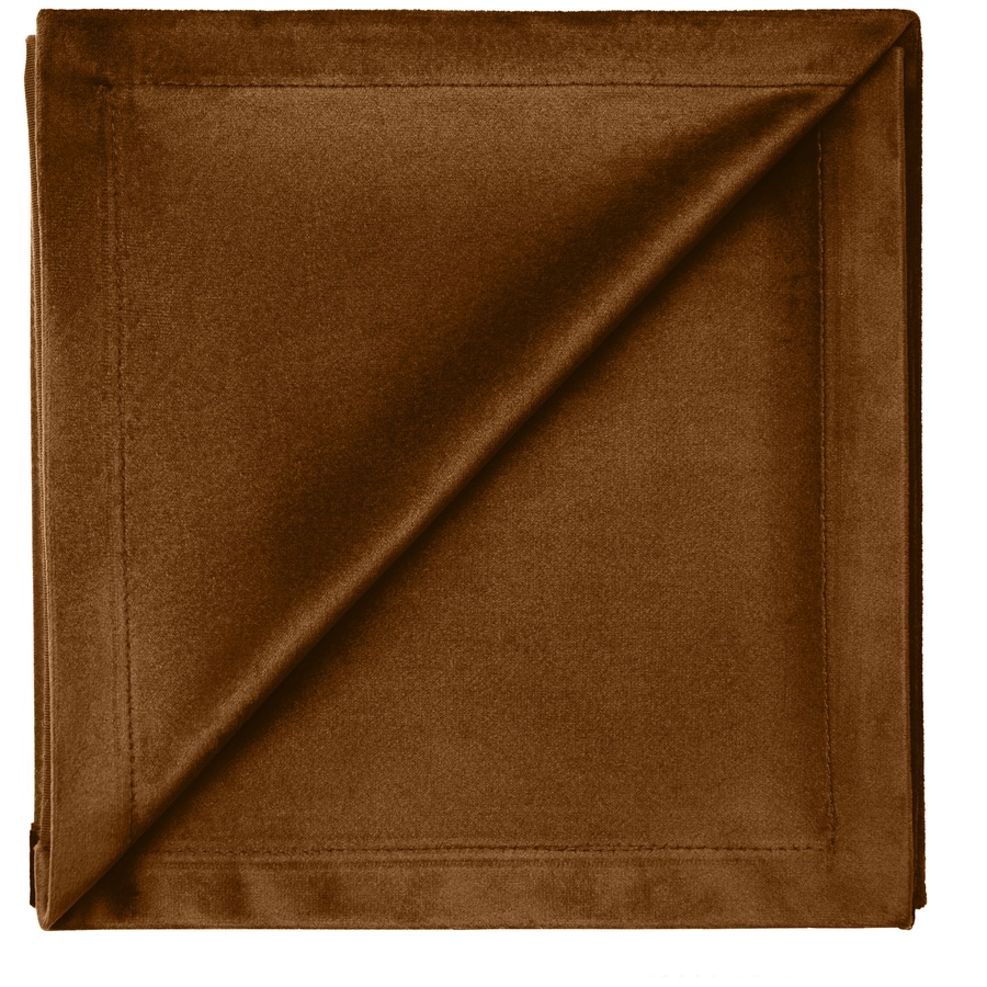 Салфетка бархатная шоколадная - Фото основное 1