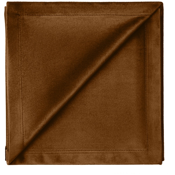Салфетка бархатная шоколадная - Фото 1