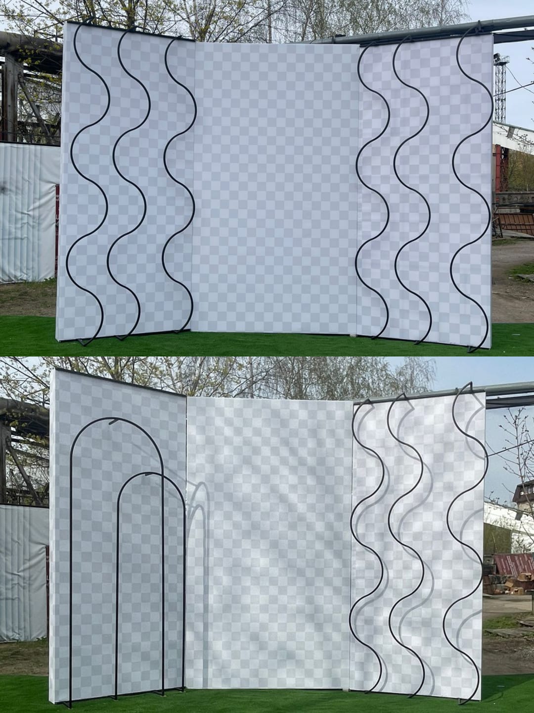 Банерная конструкция + сет Лейер Криппи/Боу+ печать Принт и т.д.