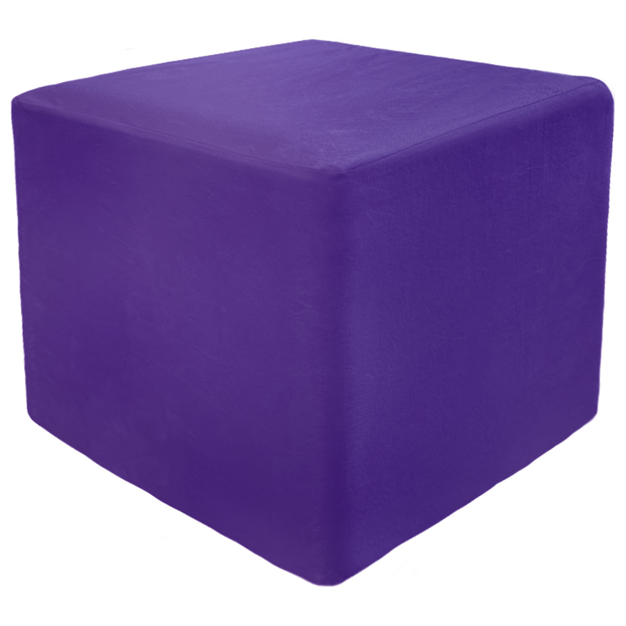 Пуф квадратный, велюр, Mysterious purple - Фото миниатюра 1
